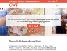 Tablet Screenshot of openvisionfinance.com